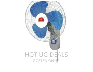 16inch Wall Fan Oscillating Tilting Electric Fan - Blue