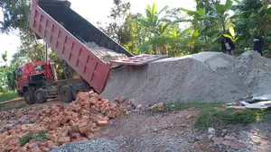 Hollow, Solid Blocks on Site
