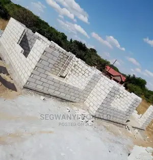 Hollow, Solid Blocks on Site
