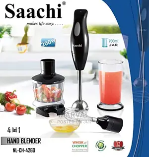 Saachi Mult-Purpose 4 in 1 Hand Blender