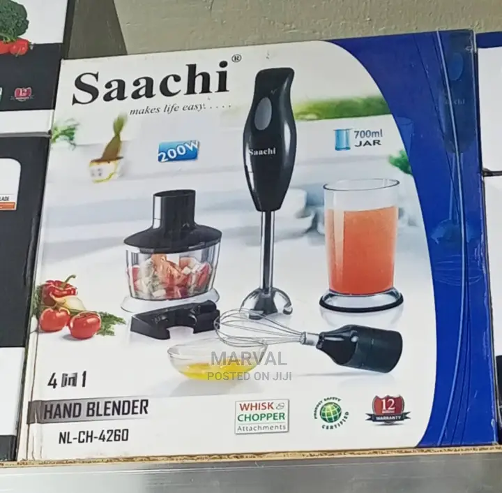 Saachi Mult-Purpose 4 in 1 Hand Blender