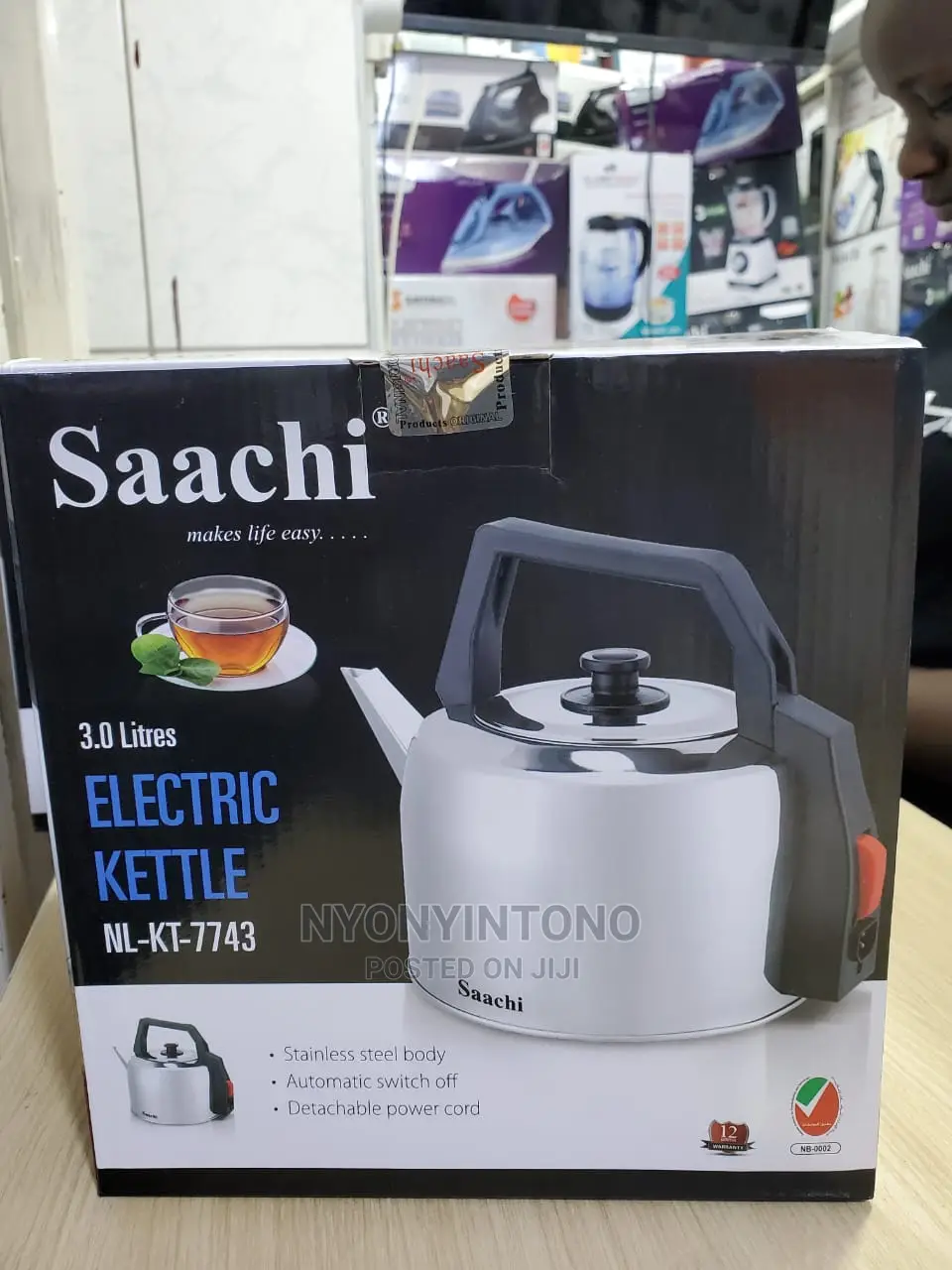 Saachi Electric Kettle 3.0L