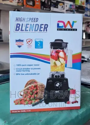 2L DW Commercial Heavy Duty Blender - Black