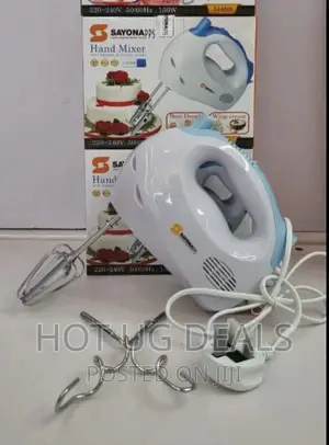 Sayona Hand Mixer for Kneading Stirring - White