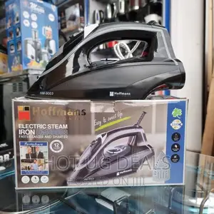 Hoffman’S Electric Steam Iron - Black