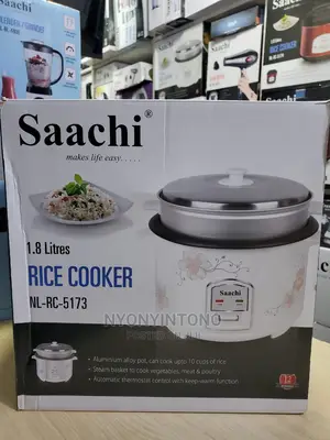 Saachi 1.8lricecooker With Steamer