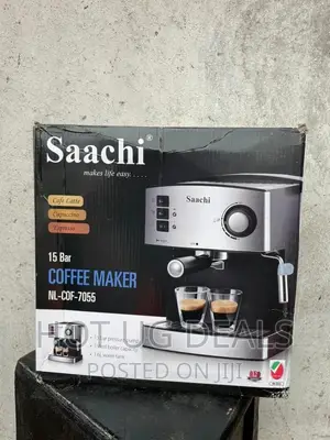 Saachi NL-COF-7055 All in 1 Coffee Maker – Silver, Black