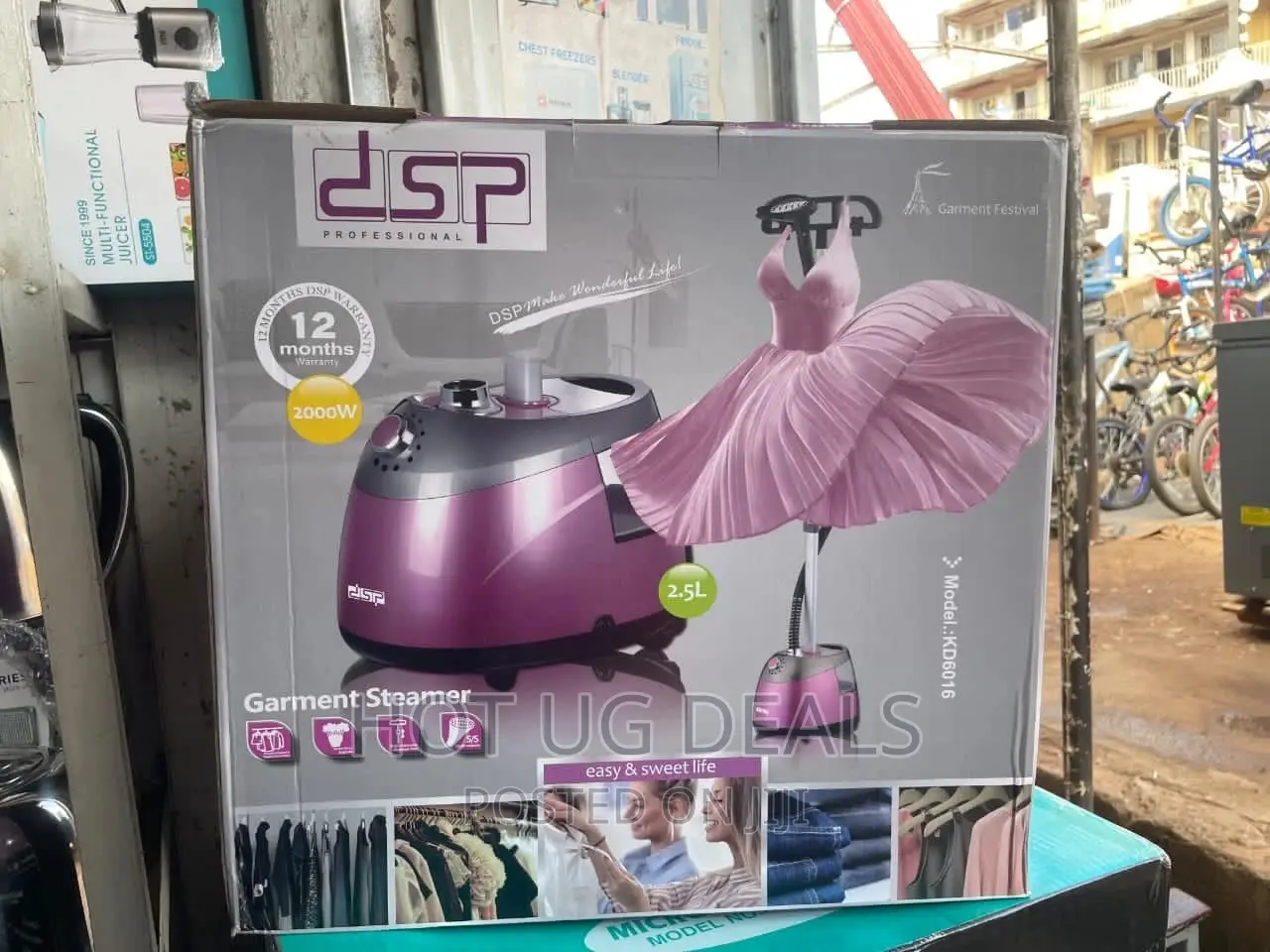 DSP Garment Steamer-Pink