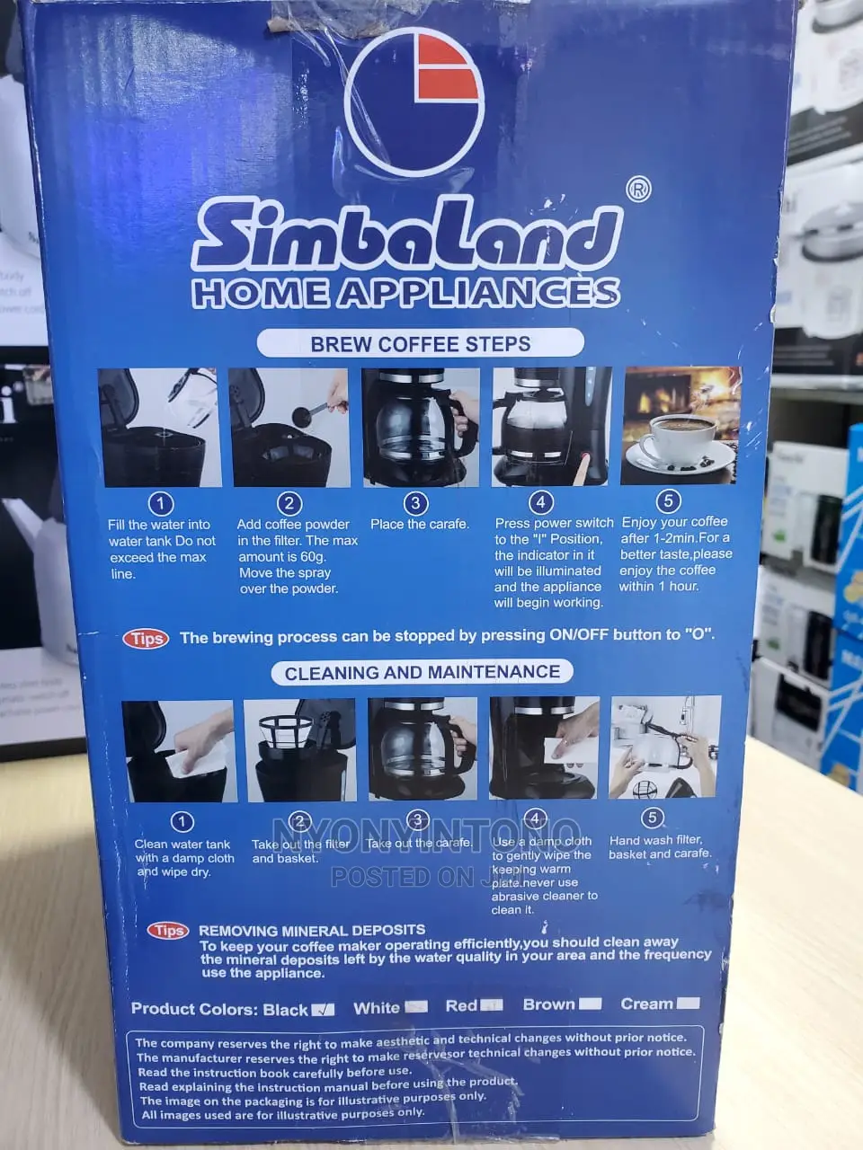 Simbaland Coffee Maker
