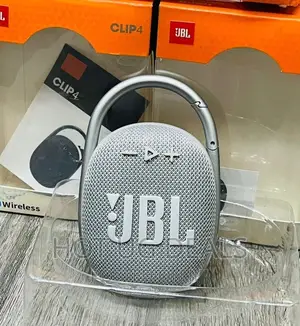 JBL Clip 4 Portable Bluetooth Waterproof Speaker - Grey