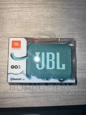 JBL Go 3 Portable Waterproof Speaker, Blue