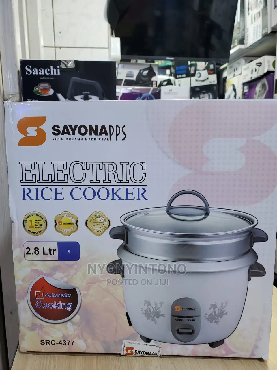 Sayona 2.8 L Electric Rice Cooker