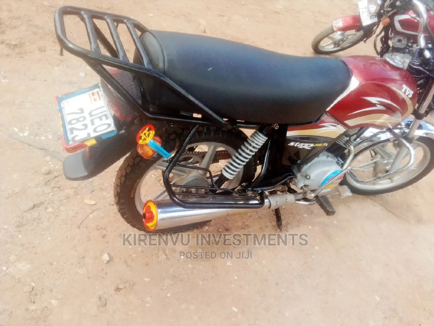 TVS XL 100 2018 Red