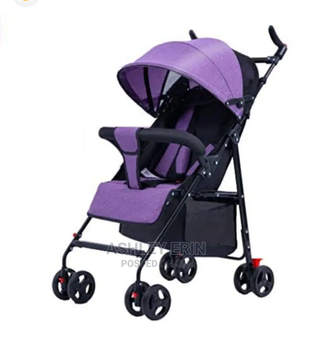 Baby Foldable Stroller-Purple
