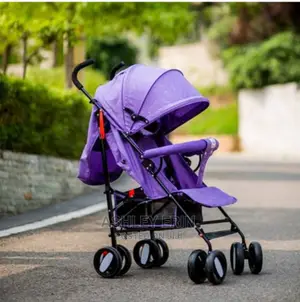 Baby Foldable Stroller-Purple