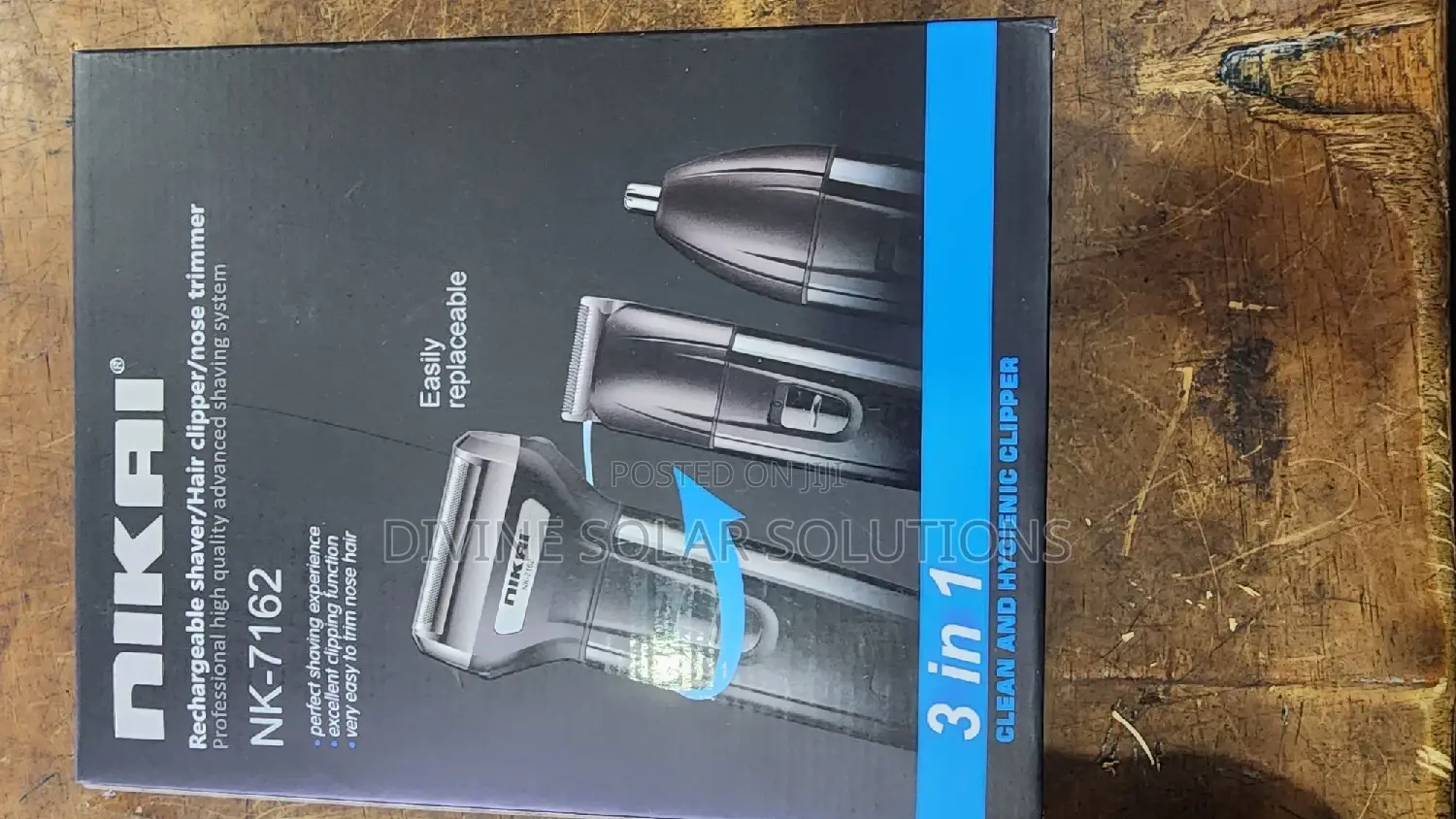 3 In 1 Rechargeable Shaver/Hair Clipper