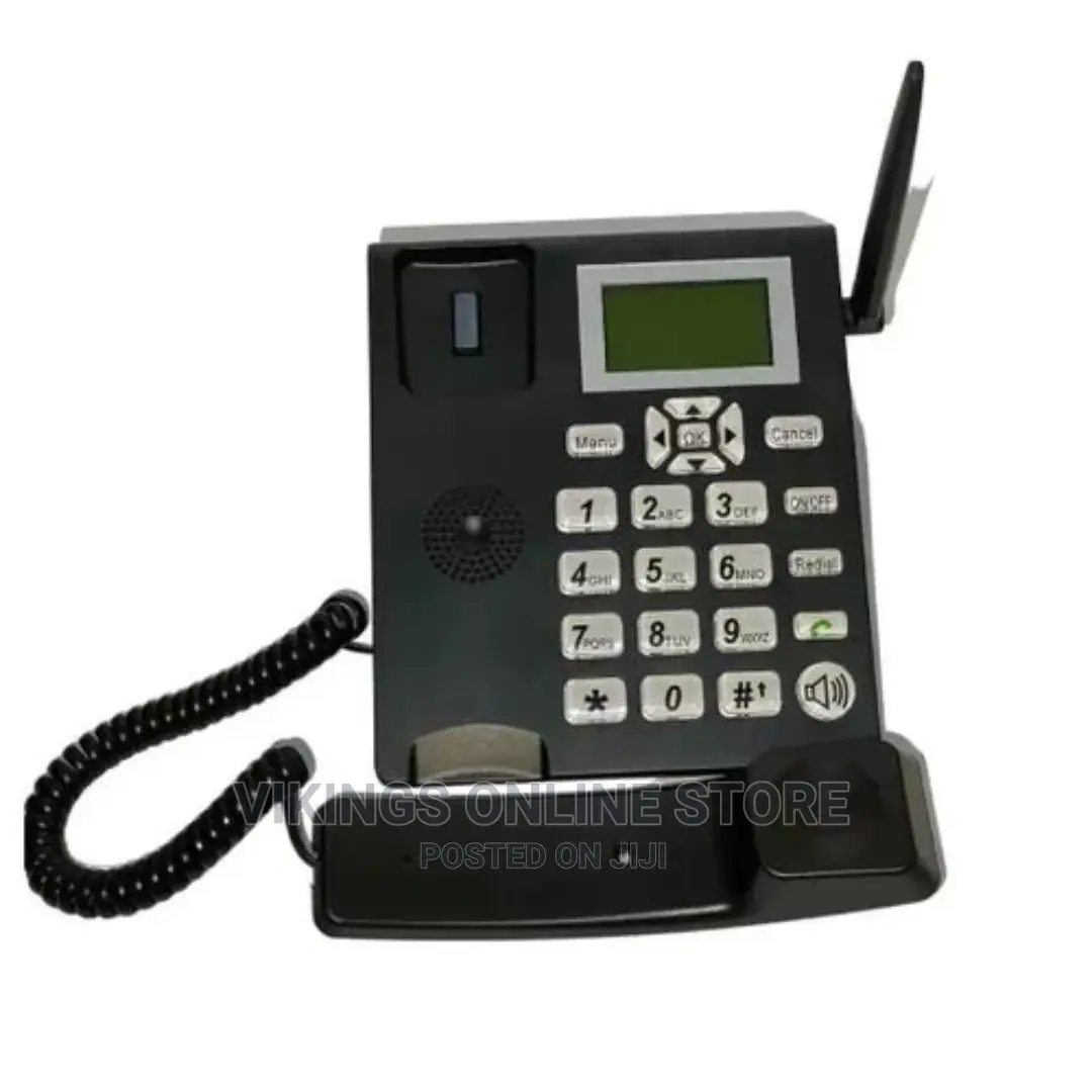 Dual Sim Gsm Wireless Landline Desktop Phone