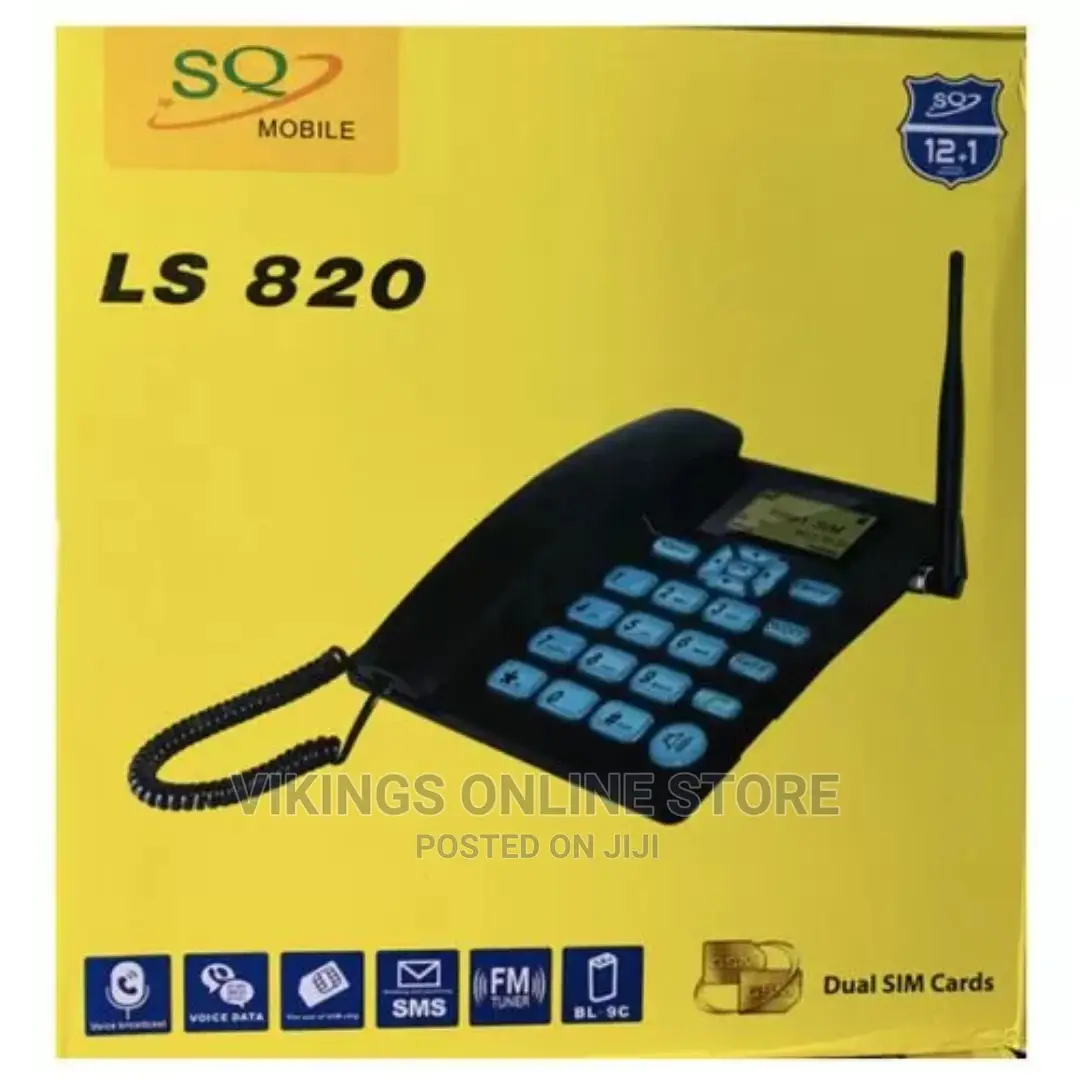 Dual Sim Gsm Wireless Landline Desktop Phone