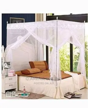 Mosquito Net With Stands- White
