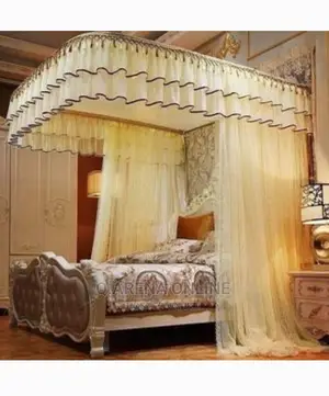 Railed Two Stand Mosquito Net - Purple