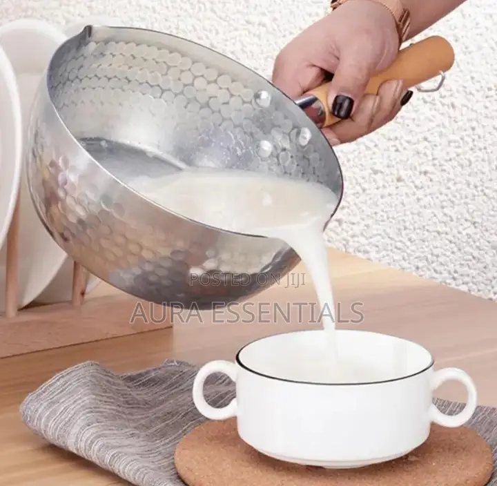 Milk Pan 22cm Stainless Steel Cooking Pot