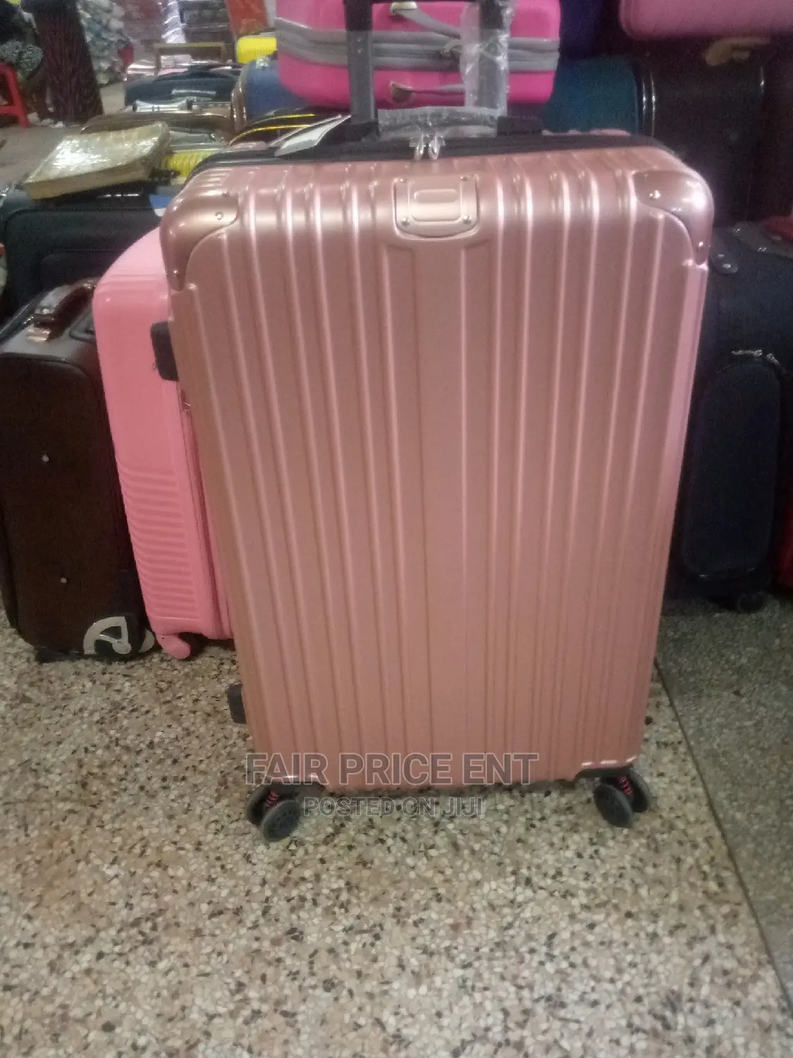Plastic Suitcases Large(Gold)
