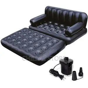 5in1 Inflatable Sofa (Comes With a Pump,)