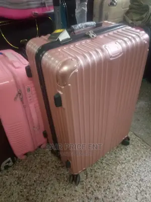 Plastic Medium Suitcases ( Gold)