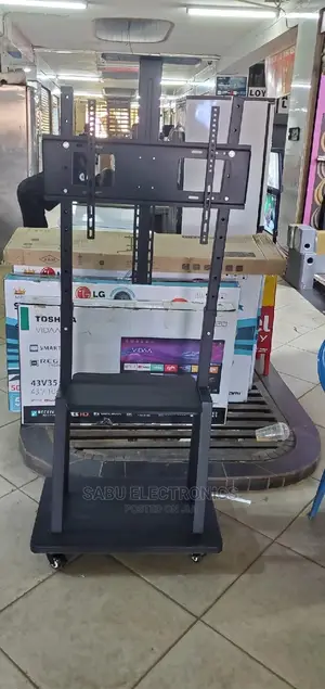 Mobil Tv Stand Suitable for 32 to 75 Inch- Conference Trolley Tv Mount