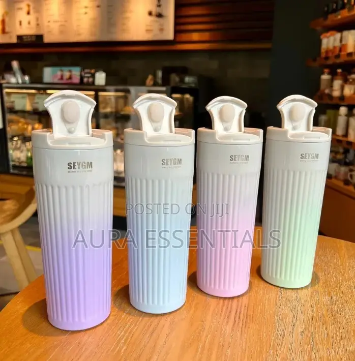 500ml Stainless Steel Rainbow Portable Coffee Mug