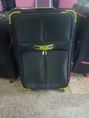 Original Cloth Suitcase. Large ( Black)