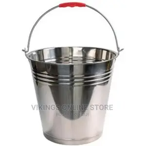 10L Stainless Steel Water Milk Bucket Dairy Pail, Silver