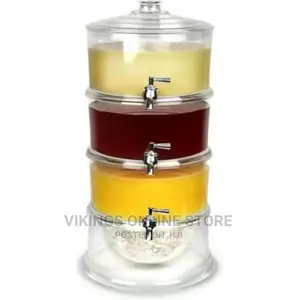 Acrylic 3-Tier Water, Juice Drink Dispenser