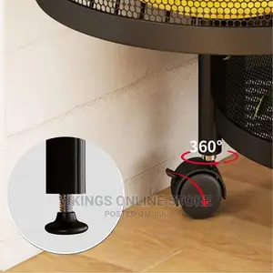 Round Layered Shelf Storage Rack Kitchen Vegetable Rack