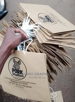 Brown Branded Paper Bags