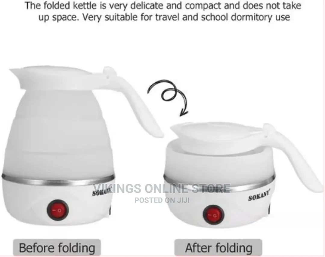 Sokany 0.7L Portable Expandable Collapsible Kettle