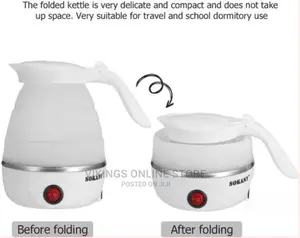 Sokany 0.7L Portable Expandable Collapsible Kettle