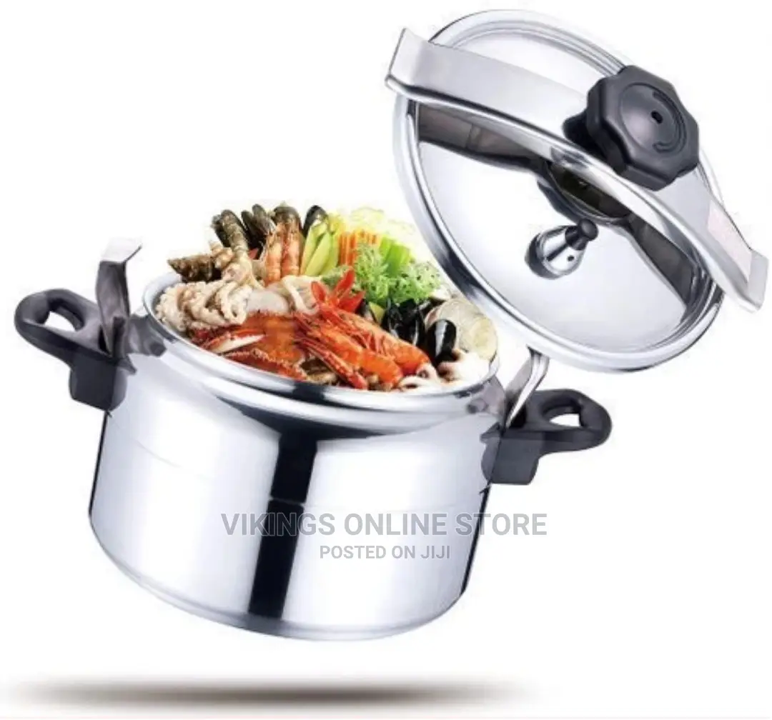HTH 5L HTH Pressure Cooker Saucepan – Silver