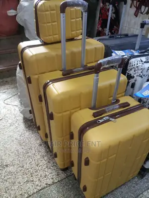 Plastic Suitcases Medium ( Yellow