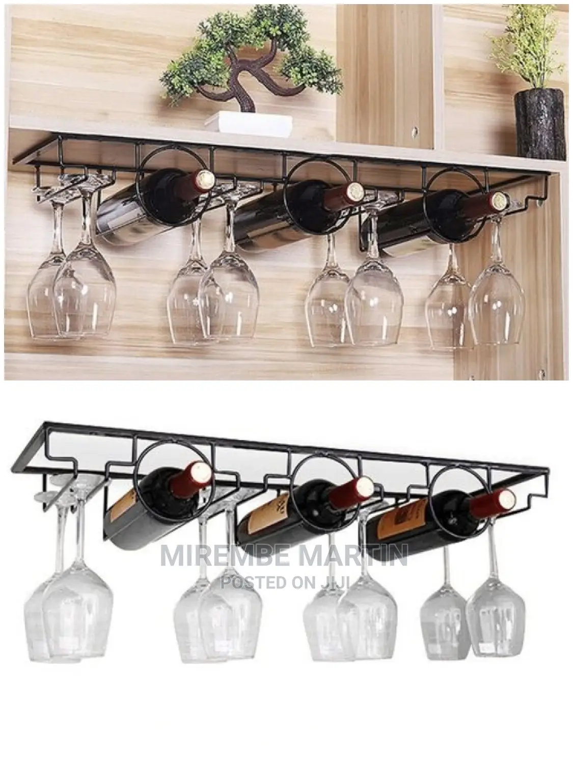 Mounted Wine Rack