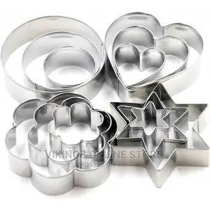 12 Stainless Steel Christmas Cookies Cutter
