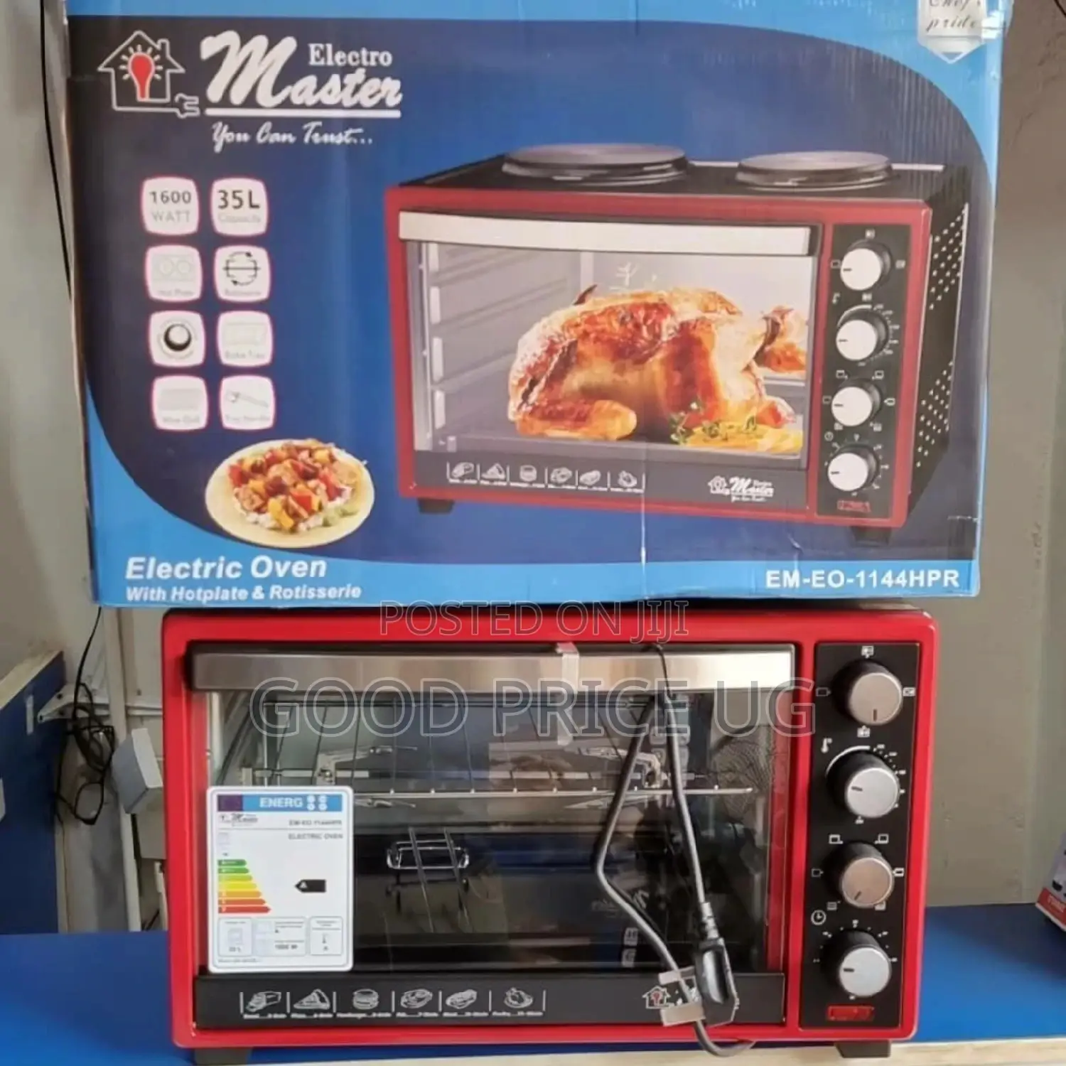 35 Litres Electro Master Electric Oven With 2 Years Warranty