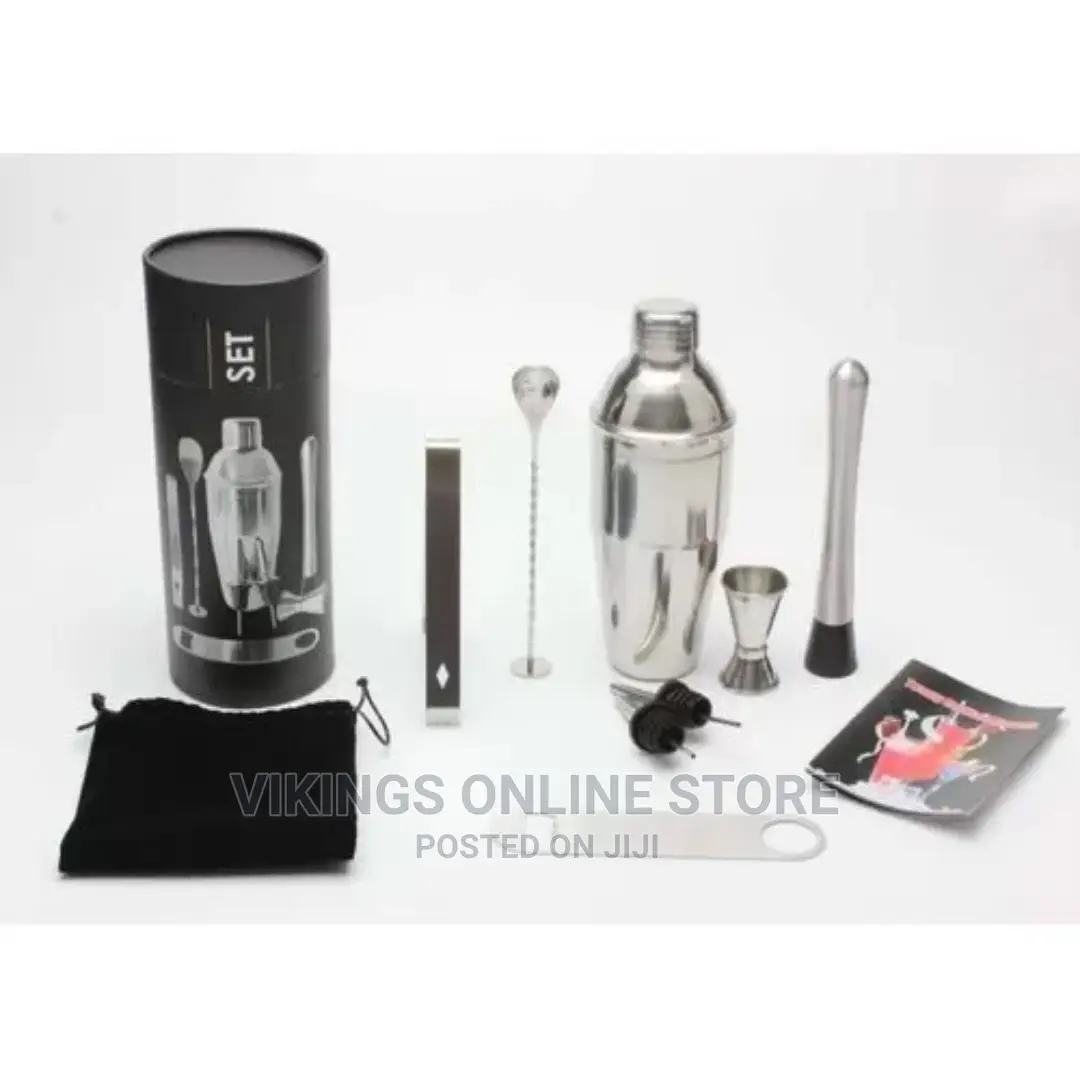 Cocktail Shaker Set, 8 Piece Bartender Drink Mixing Kit-