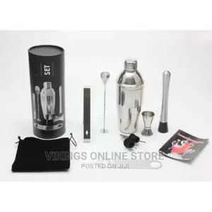Cocktail Shaker Set, 8 Piece Bartender Drink Mixing Kit-