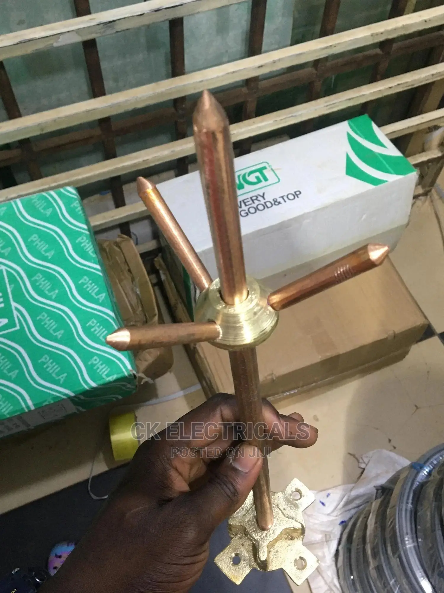 Lighting or Thunder Arrestor Pure Copper