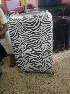 Classy Plastic Suitcases Medium (White)