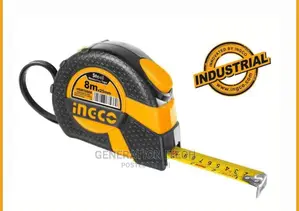 Ingco Measuring Tape - Retractable Steel With Self Lock - 8m