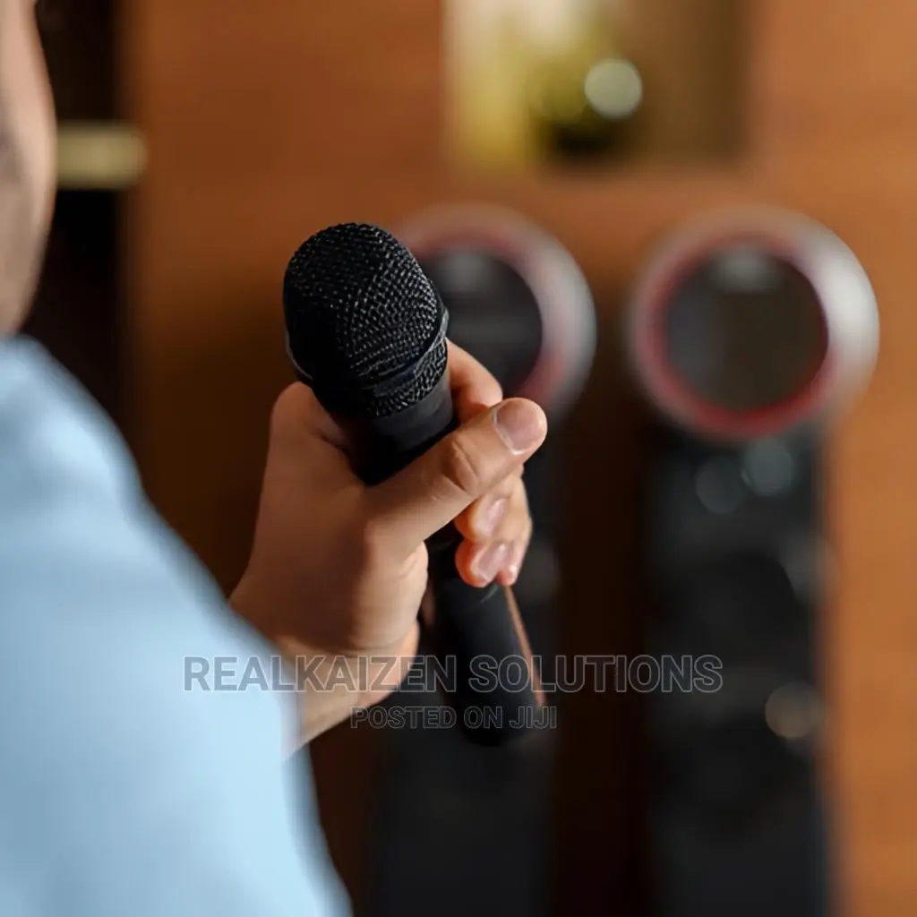 GEEPAS 2.0 Bluetooth USB SD FM Mic RC Tower Speaker System