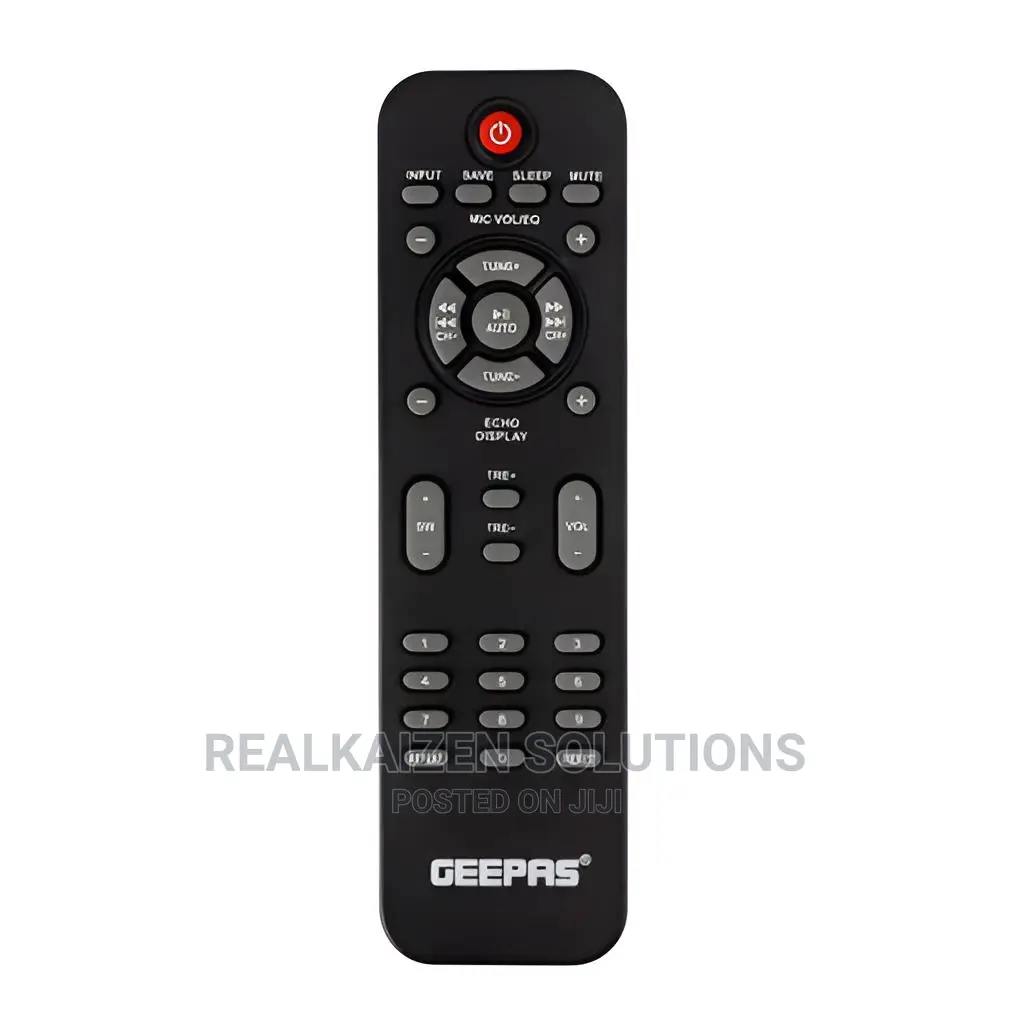 GEEPAS 2.0 Bluetooth USB SD FM Mic RC Tower Speaker System