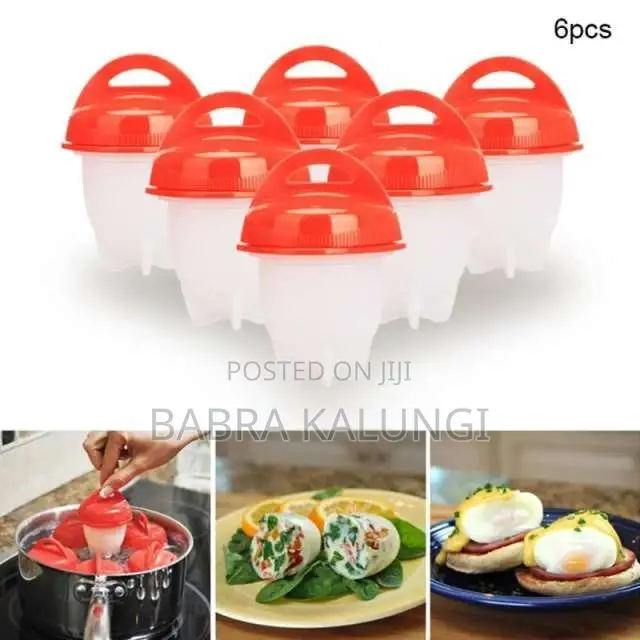 6pcs/ Set Hard Boil Egg Cooker